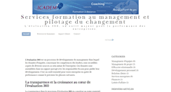 Desktop Screenshot of icadem.fr