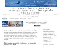 Tablet Screenshot of icadem.fr